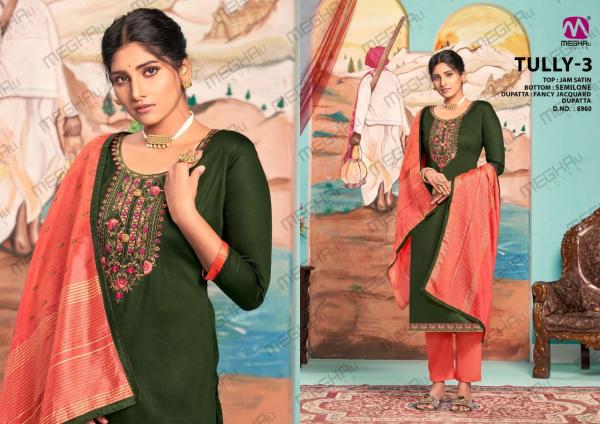 Meghali Tully 3 Beautiful Ethnic Wear Salwar 